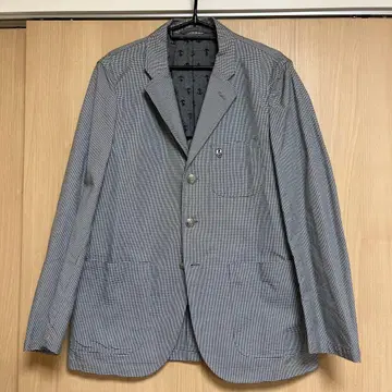 조이마크 디자인사 하운드투스 체크 패턴 자켓