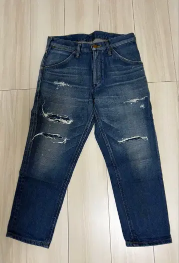 Wrangler WM1714 일본제 데미지 데님 S