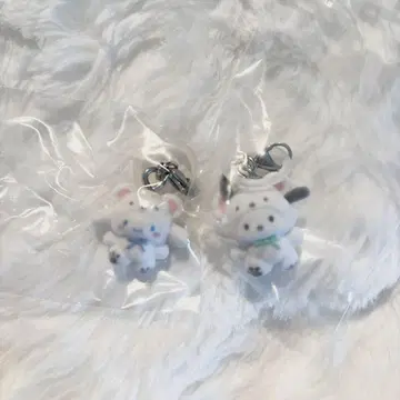 산리오 포근포근 스노우 표시 액세서리 시나모롤 포차코