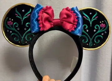 겨울왕국 자수 미니 마우스 귀 머리띠