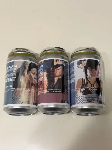 LE SSERAFIM 멤버 캔 3개 세트