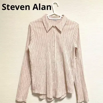steven alan CRAPE STRIPE SHIRT 스트라이프 셔츠