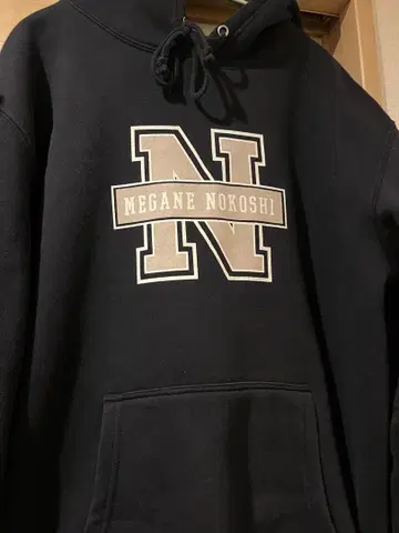 인법 안경 남기기 테라니시 타쿠토 MEGANE NOKOSHI 후드티 L