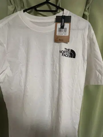 THE NORTH FACE 화이트 T셔츠