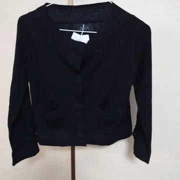 블랙 노카라 자켓