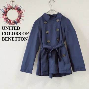 베네통 숏 자켓 라이트 아우터 트렌치 M