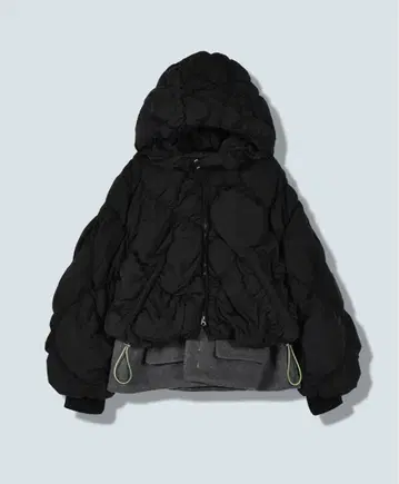 OMMO SHIRRING LAYERED DOWN CT