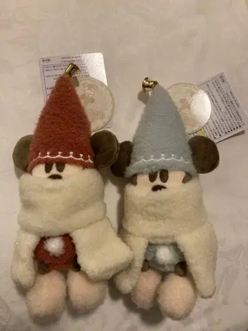 디즈니 리루린린 인형 배지 크리스마스