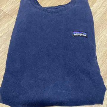 patagonia 네이비 맨투맨 S 사이즈 네이비 컬러