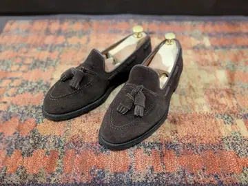 CROCKETT&JONES 5E 태슬 로퍼 브라운 스웨이드