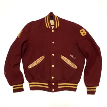 DeLONG 바시티 자켓 70~80년대 사이즈 36 구제 의류 데롱