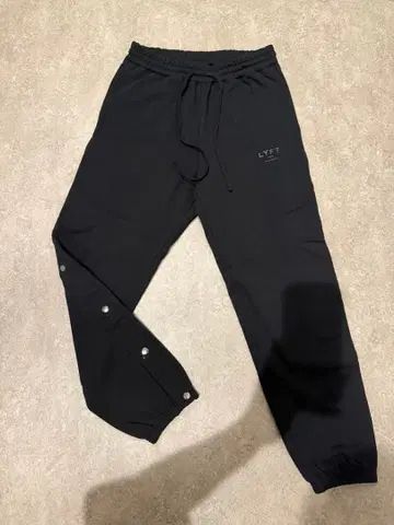 Lyft LYFT 조거 팬츠 스냅 버튼 와이드 스웨트 팬츠