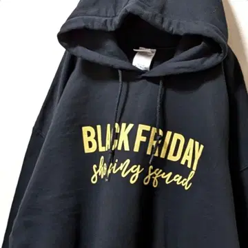 길단 블랙 프라이데이 로고 후드 맨투맨 블랙 XL 구제 의류