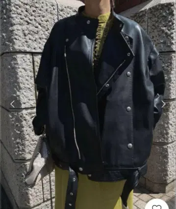 AMERI RETRO FAKE LEATHER JACKET 가죽 자켓