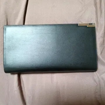 이단 접이식 지갑 블랙