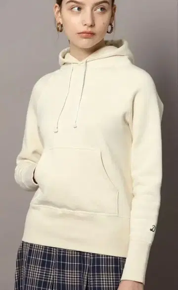 DRESSTERIOR 후드티 코튼 100% 아이보리 일본제 3