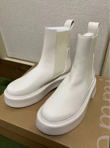 emmi atelier eco 사이드 고어 부츠 23 화이트