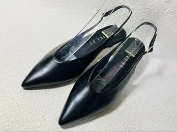 SH30 새상품 Le Talon 포인트 슬링백 펌프스 24.0