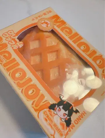 새상품 mellojoy 크림 와플 스퀘어