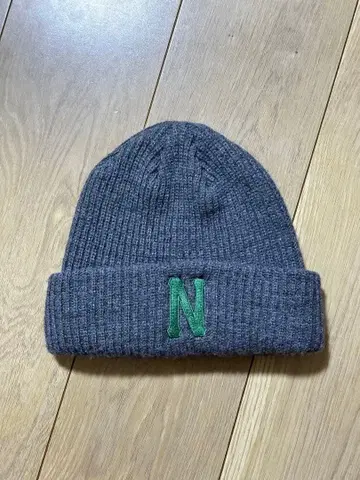 NOAH 그레이 니트 모자 비니