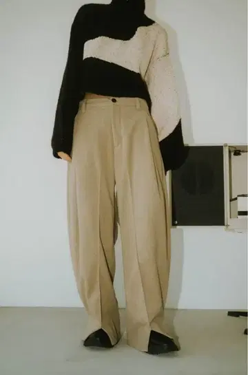Knuth Marf front slit pants