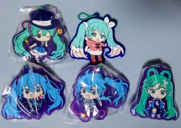 [ 묶음 판매 ] 매지컬 미라이 가챠 러버 스트랩 5종