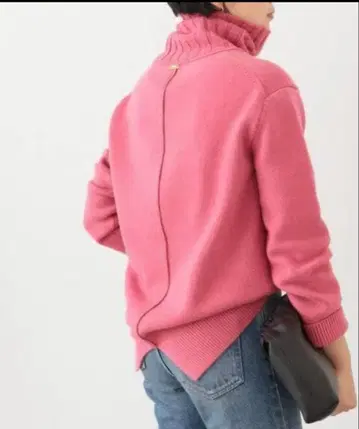Deuxieme Classe JADE 터틀넥 니트 핑크 레어!