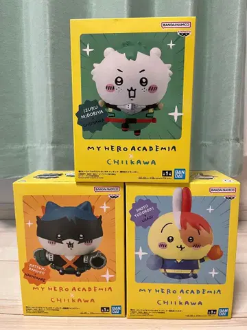 히로아카 치이카와 콜라보 피규어 3체 세트