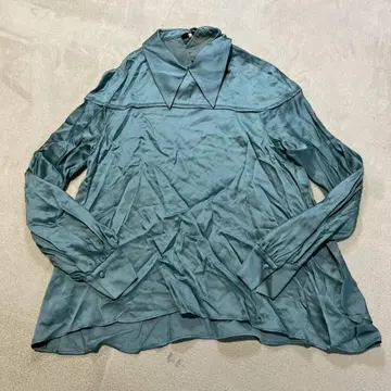 BRAHMIN (브라민) 2way 레이온 셔츠 긴팔 플레어 상의