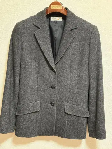 그레이 테일러드 자켓 울 계열