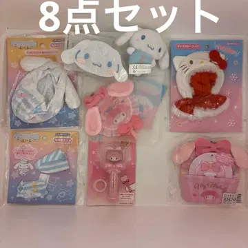 산리오 모으는 인형 헬로키티 마이멜로디 옷 갈아입는 케이프 부채