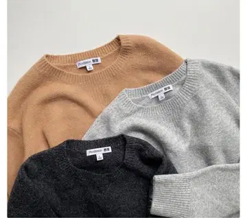 유니클로 JW ANDERSON 수플레얀 크루넥 스웨터