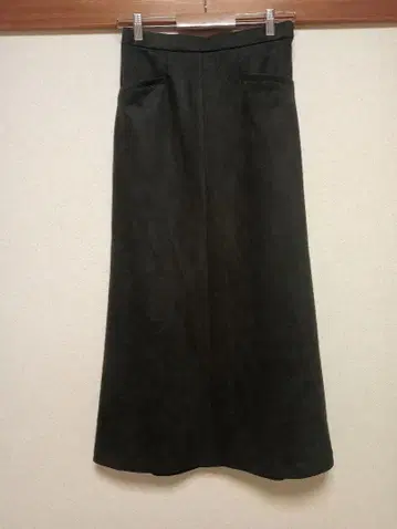 LOUNIE 스웨이드 종이상자 스커트