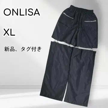 택 포함 새상품 ONLISA 세퍼레이트 팬츠 하프 팬츠 서브컬쳐 지뢰계
