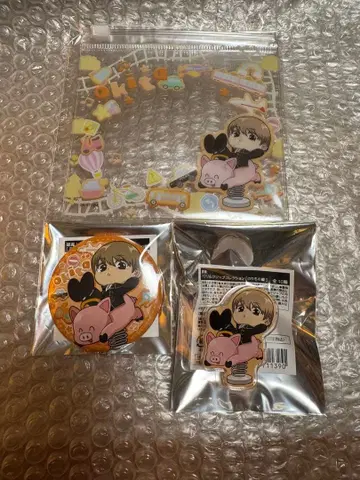 은혼 탈것편 캔뱃지 아크릴 클립 슬라이더 파우치 오키타 소고