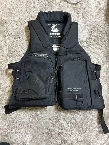 mazume 블랙 구명 조끼 프리 사이즈