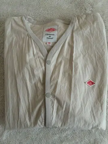 단톤 아이보리 긴팔 자켓 화이트 38