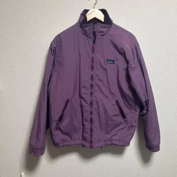 LLBean 퍼플 점퍼 웜업 자켓