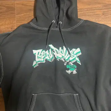 벤 데이비스 그래픽 후드티 블랙