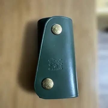 IL BISONTE 그린 가죽 키케이스