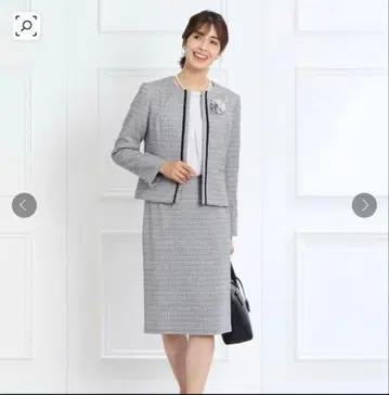 새상품 리플렉트 트위드 수트 36