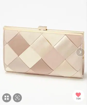 AIMER 블록 메쉬 클러치 파티 백