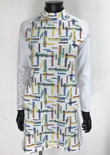 MUNSINGWEAR 긴팔 하이넥 피케 셔츠 멀티 컬러