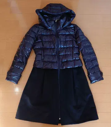 새상품급 멜베이유방트 캐시미어 100% 다운 코트 절개 S