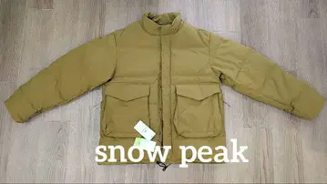 snow peak Recycled Down Jacket L Coyote