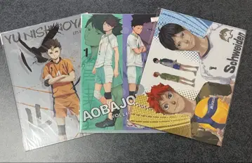 하이큐 클리어 파일 3장 세트