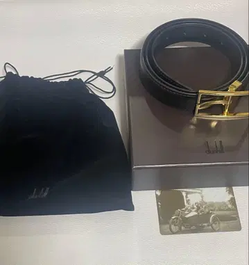 기간 한정 특별 가격 일본 정품 던힐 버클 가죽 벨트 포함