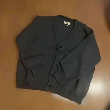 다크 블루 그레이 가디건 L 사이즈