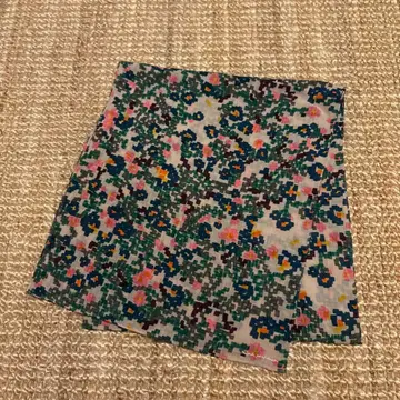 mina perhonen 사인펜 꽃무늬 쉬폰 머플러