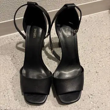 snidel 스나이델 힐 신발 블랙